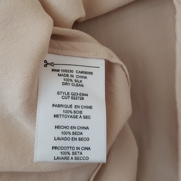 Equiment 100% silk blush shirt - Picture 3 of 6